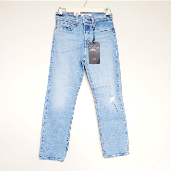 Levi's WEDGIE Premium High Rise Straight Jeans - Picture 5 of 5